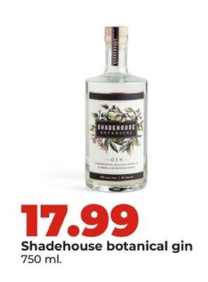 Shadehouse botanical gin