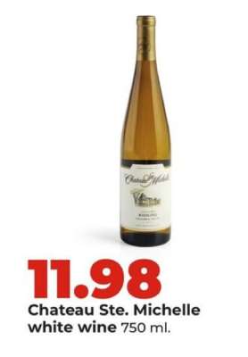 Chateau Ste. Michelle white wine