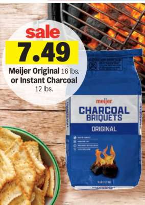 Meijer Charcoal Briquets