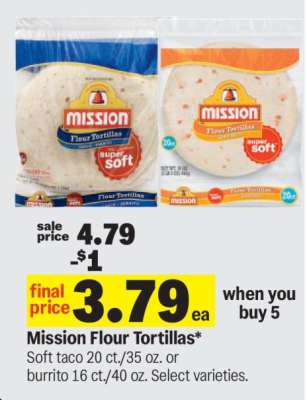 Mission Flour Tortillas