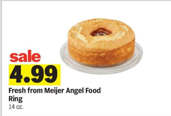 Fresh from Meijer Angel Food Ring