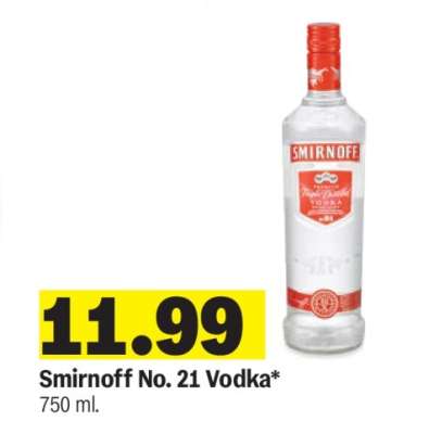 Smirnoff No. 21 Vodka*