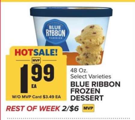BLUE RIBBON FROZEN DESSERT