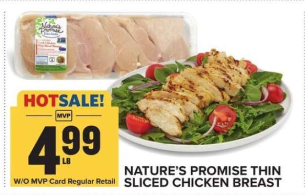 Nature's Promise Thin Sliced Chicken Breast