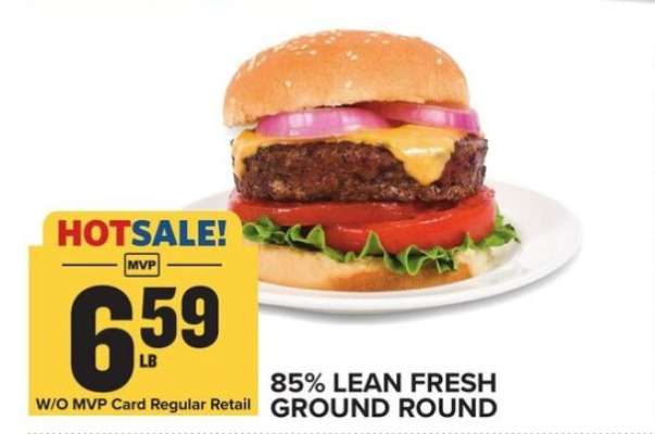 85% Lean Fresh Ground Round