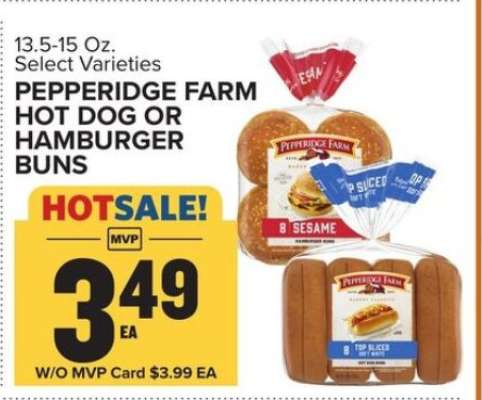 Pepperidge Farm Hot Dog or Hamburger Buns