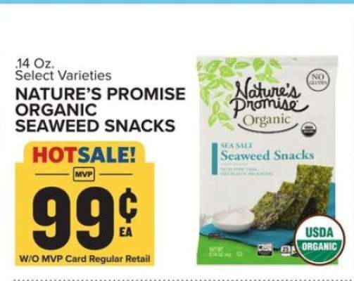 Nature’s Promise Organic Seaweed Snacks
