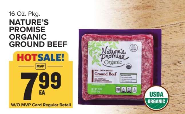 Nature's Promise Organic Ground Beef