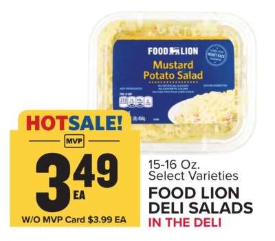 Food Lion Deli Salads