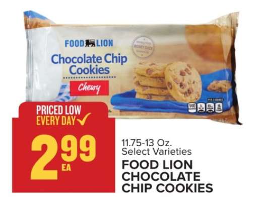 Food Lion Chocolate Chip Cookies