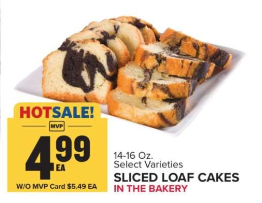 Sliced Loaf Cakes