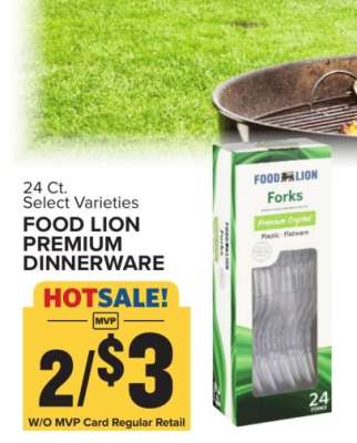 Food Lion Premium Dinnerware