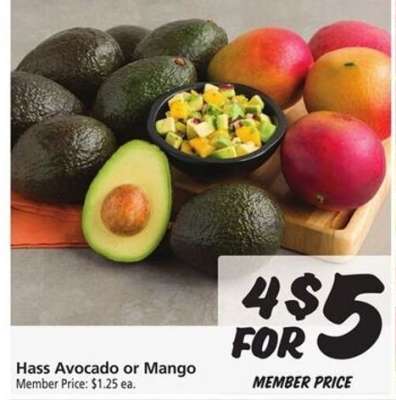 Hass Avocado or Mango