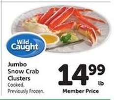 Jumbo Snow Crab Clusters