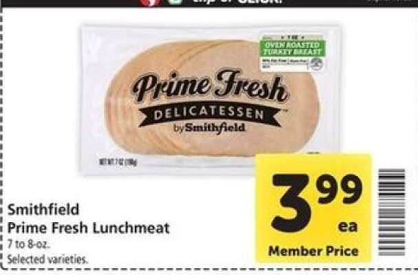 Smithfield Prime Fresh Lunchmeat
