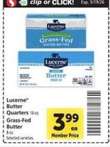 Lucerne Butter Quarters