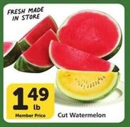 Cut Watermelon