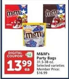 M&M's Party Bags