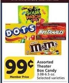 Assorted Theater Box Candy