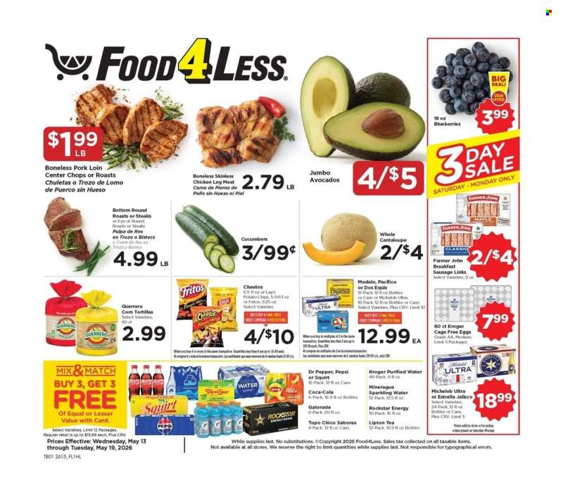 Food 4 Less Flyer - 05/13/2026 - 05/19/2026.