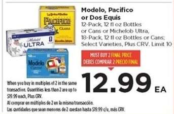 Modelo, Pacifico or Dos Equis