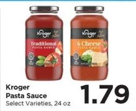 Kroger Pasta Sauce