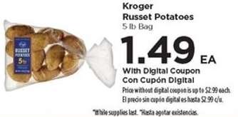 Kroger Russet Potatoes