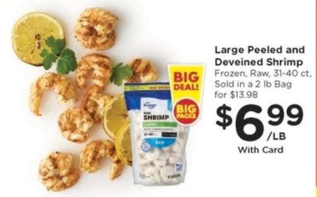Large Peeled and Deveined Shrimp