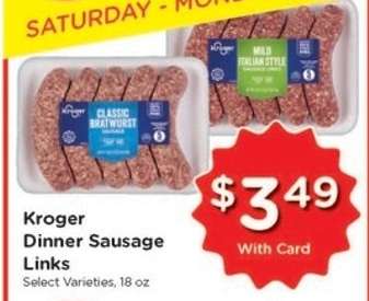 Kroger Dinner Sausage Links