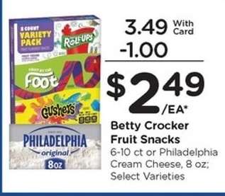 Betty Crocker Fruit Snacks