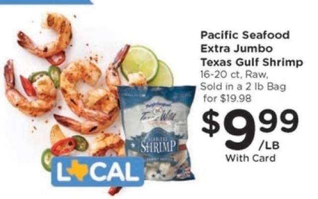 Pacific Seafood Extra Jumbo Texas Gulf Shrimp