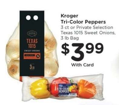 Kroger Tri-Color Peppers