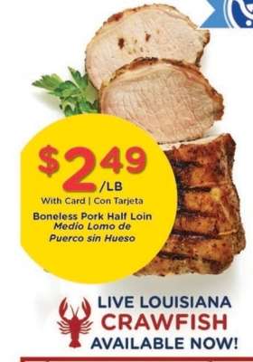 Boneless Pork Half Loin