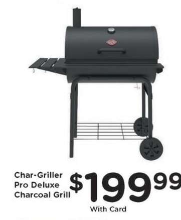 Char-Griller Pro Deluxe Charcoal Grill