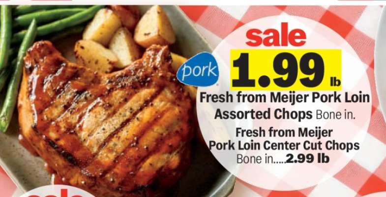 Fresh from Meijer Pork Loin Assorted Chops