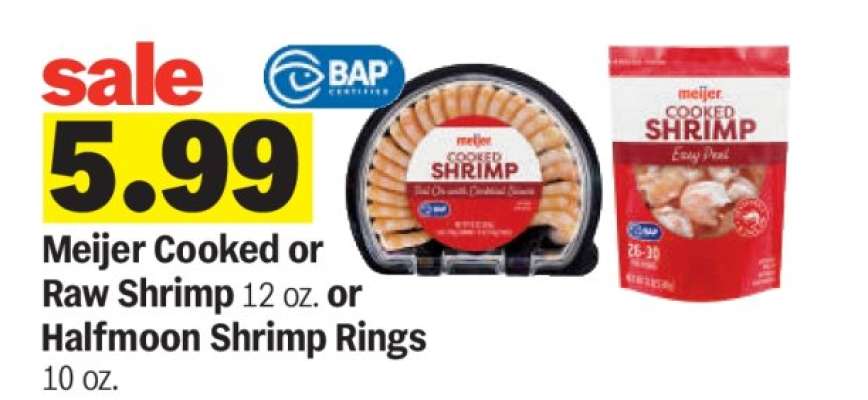 Meijer Cooked or Raw Shrimp*