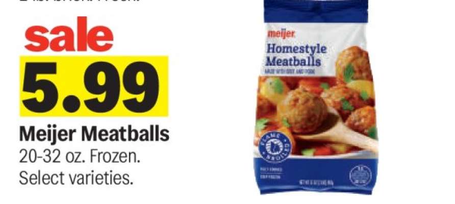 Meijer Meatballs
