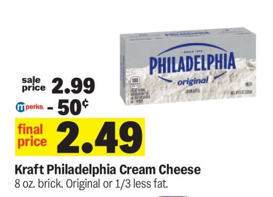 Kraft Philadelphia Cream Cheese