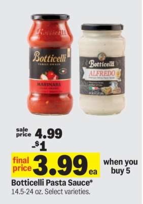 Botticelli Pasta Sauce