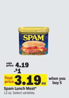 Spam Lunch Meat*