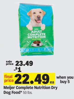 Meijer Complete Nutrition Dry Dog Food