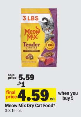 Meow Mix Dry Cat Food*