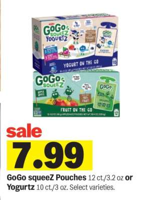 GoGo SqueeZ Pouches