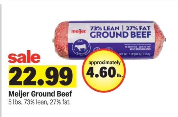 Meijer Ground Beef*