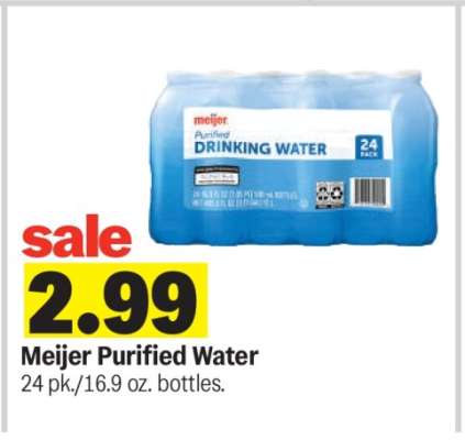 Meijer Purified Water