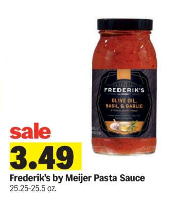 Frederik's by Meijer Pasta Sauce