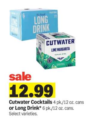 Cutwater Cocktails or Long Drink