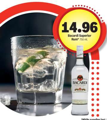 Bacardi Superior Rum*