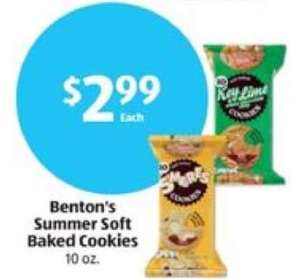Benton's Summer Soft Baked Cookies