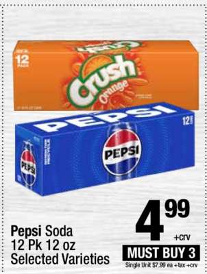 Pepsi soda